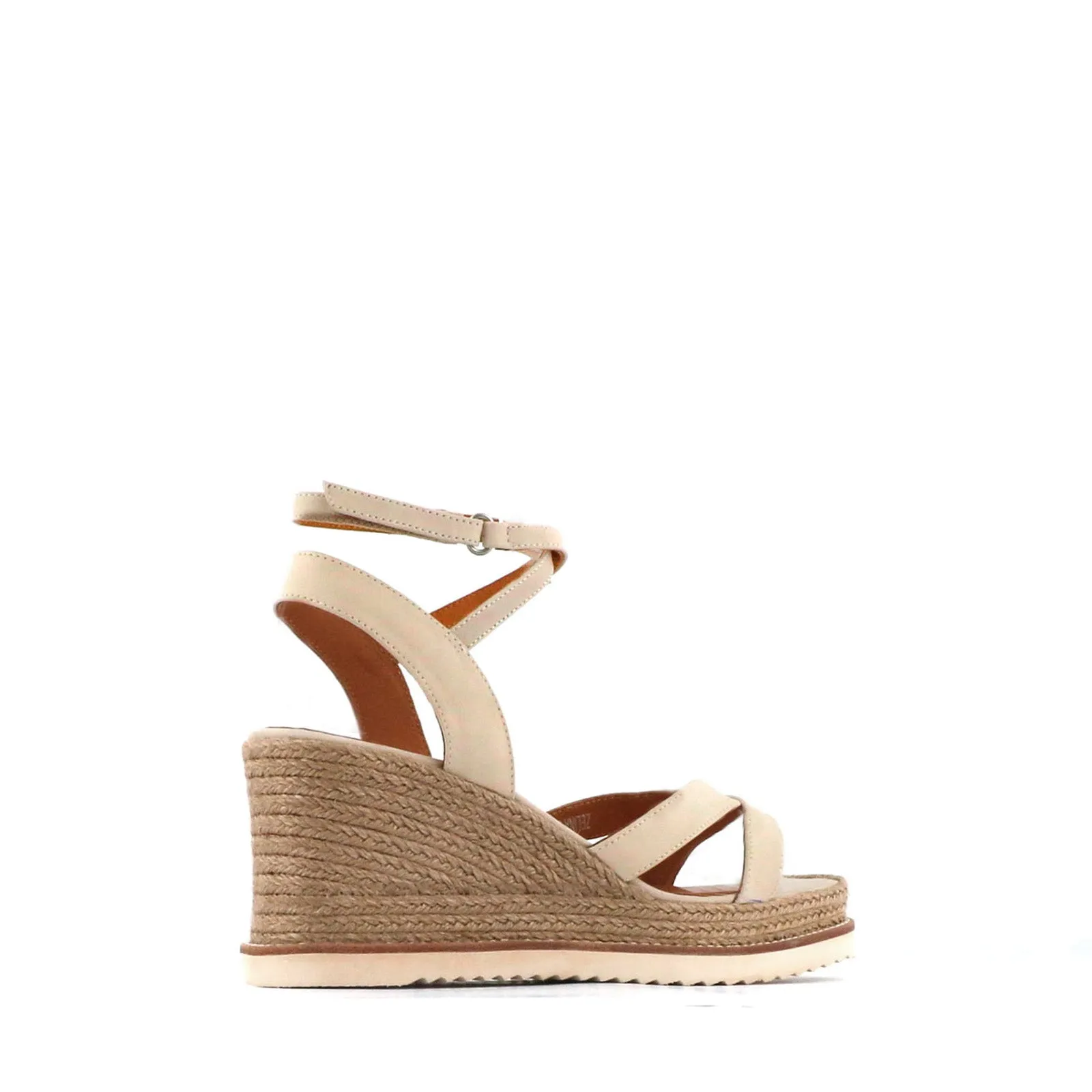 ZELINA LEDER ESPADRILLE SANDALEN