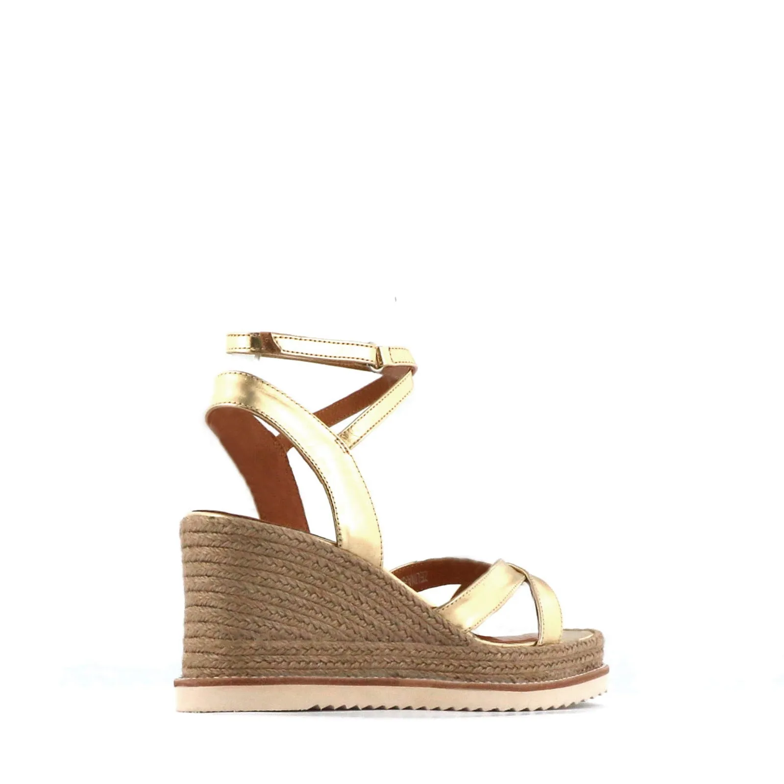 ZELINA LEDER ESPADRILLE SANDALEN