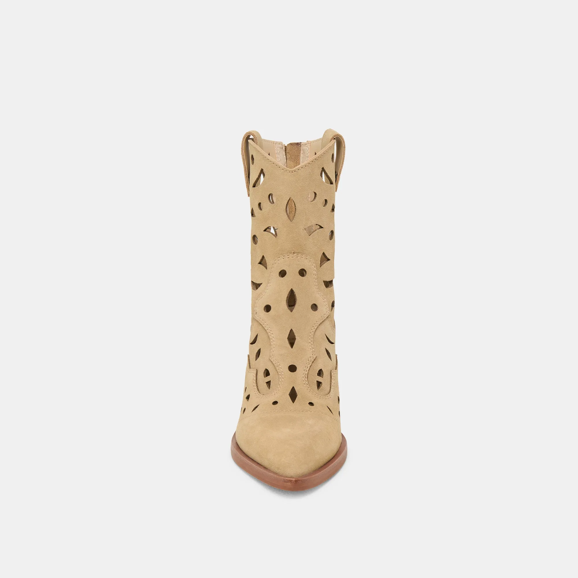 ZENOBI STIEFELETTEN DK WILDLEDER IN TAUBE