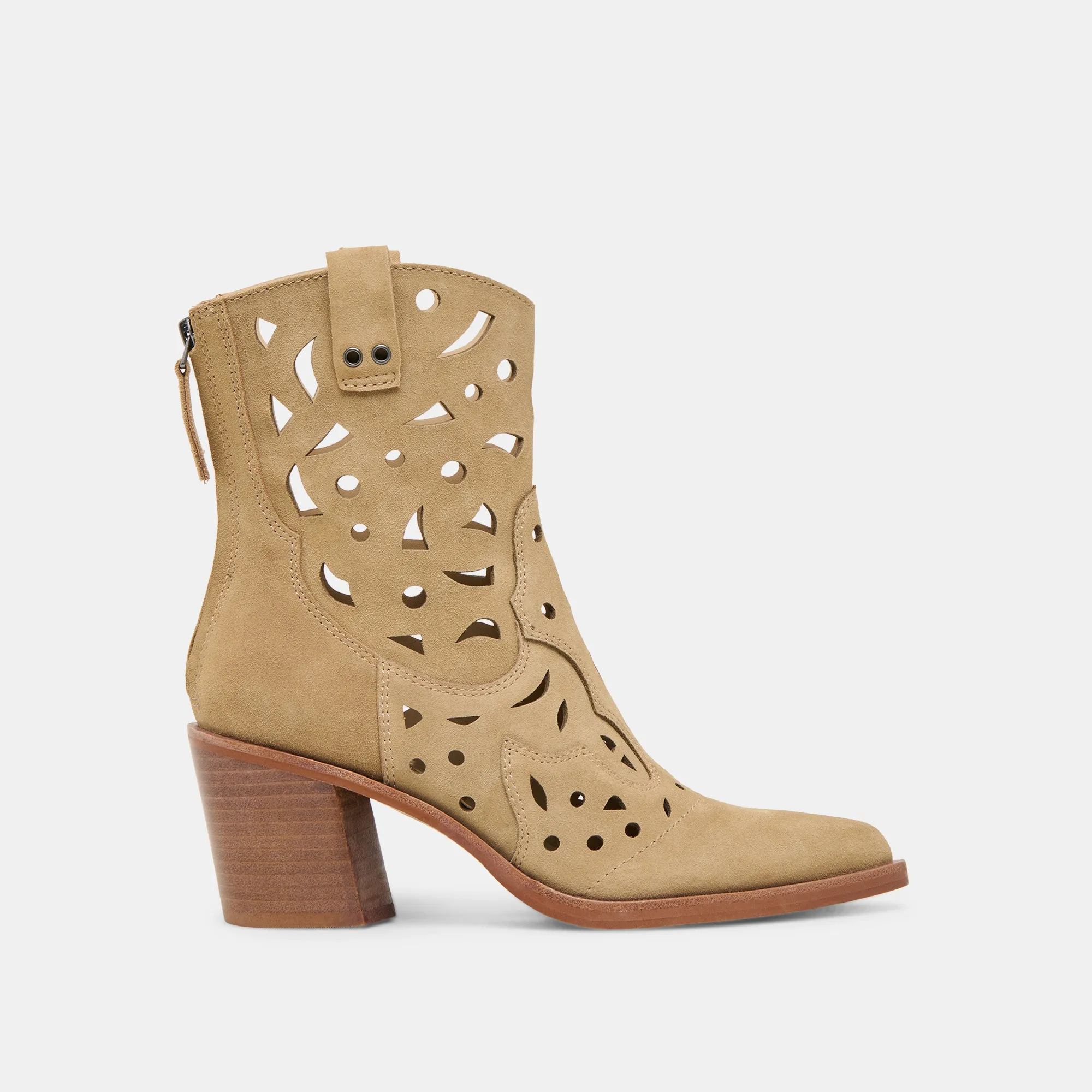 ZENOBI STIEFELETTEN DK WILDLEDER IN TAUBE