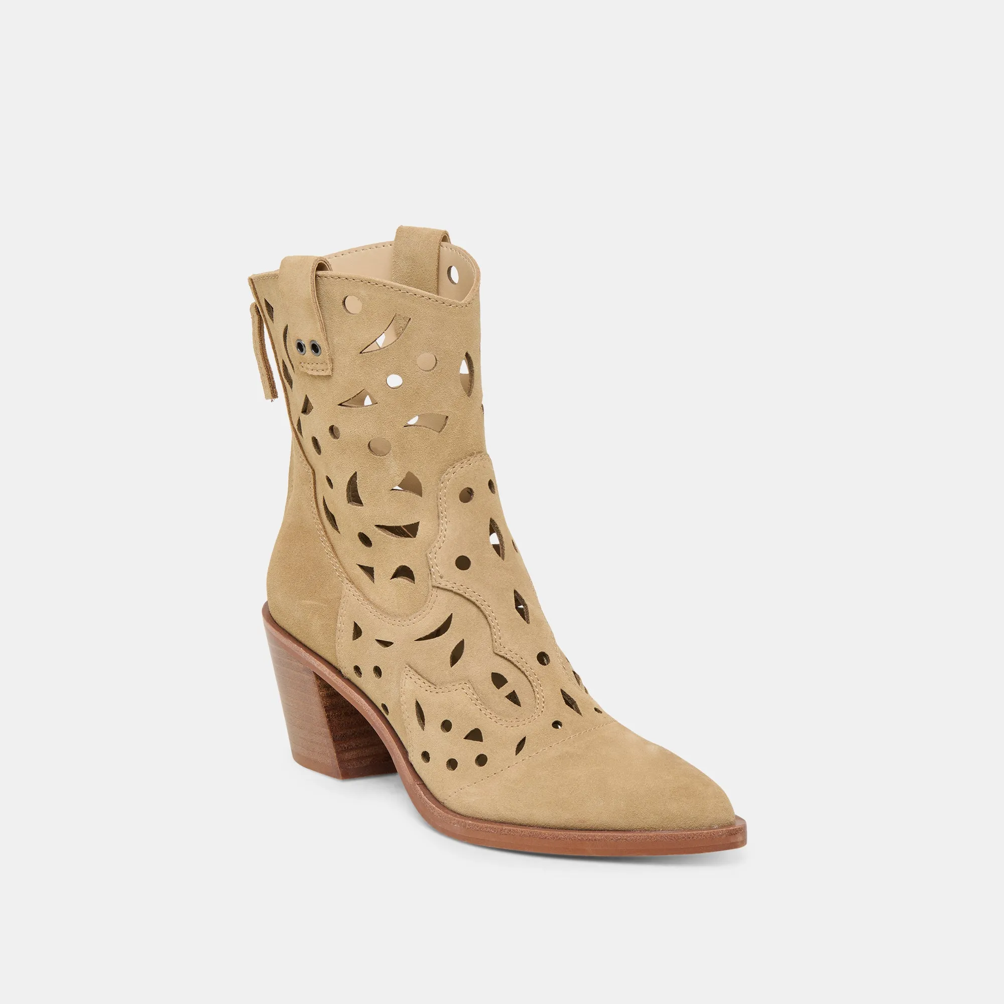 ZENOBI STIEFELETTEN DK WILDLEDER IN TAUBE
