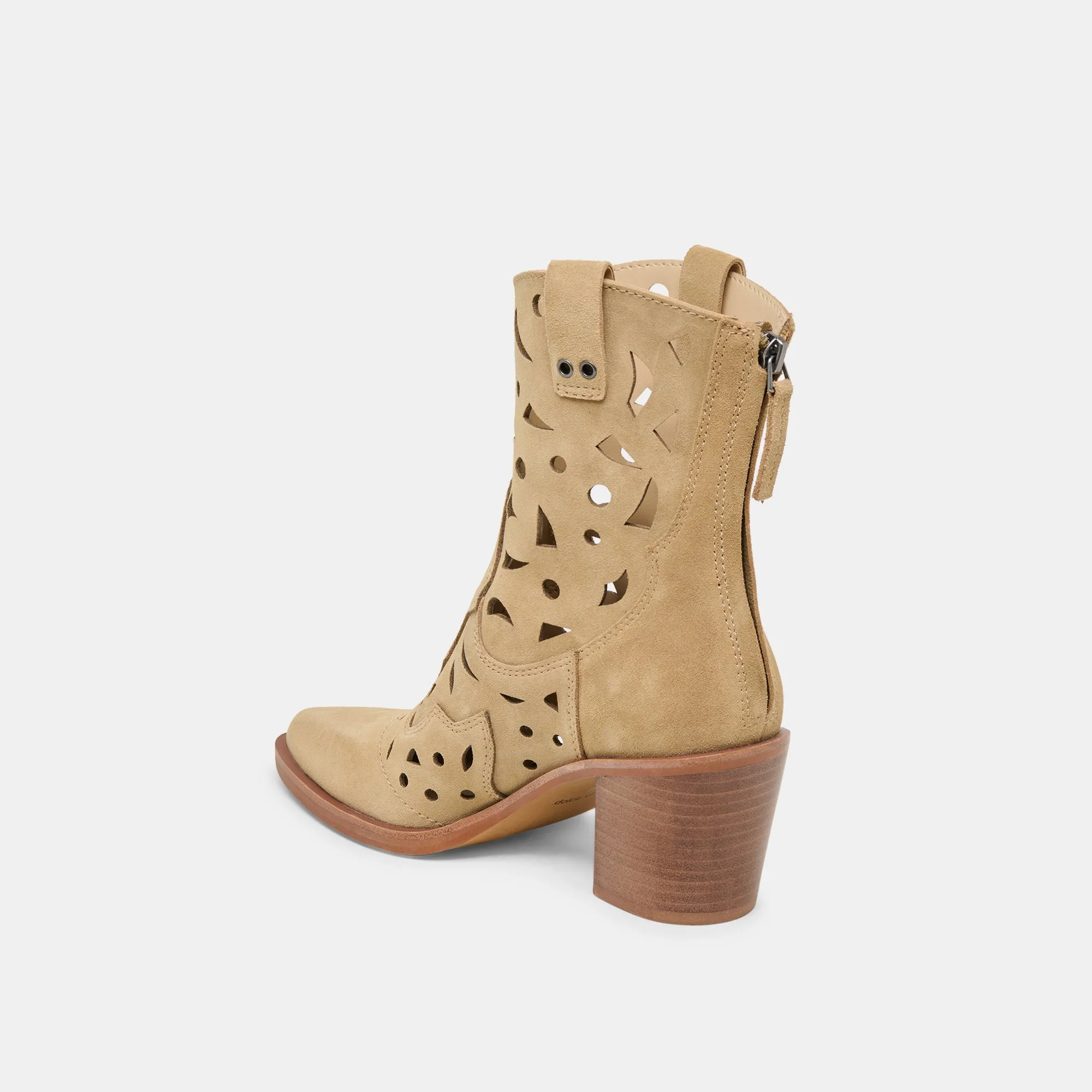 ZENOBI STIEFELETTEN DK WILDLEDER IN TAUBE