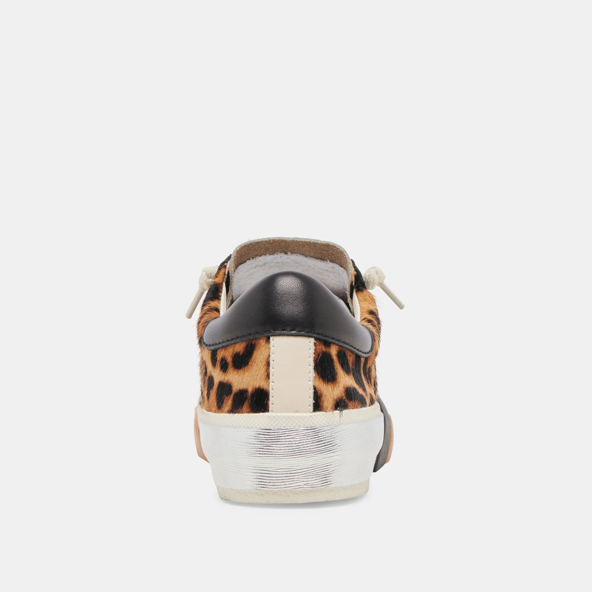 ZINA SNEAKERS LEOPARD SCHWARZES KALBSHAAR