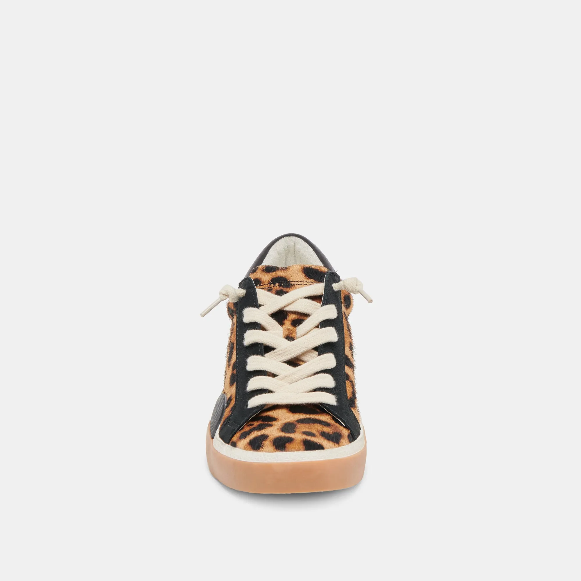 ZINA SNEAKERS LEOPARD SCHWARZES KALBSHAAR